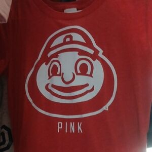 PINK Victoria's Secret Red Graphic Tee